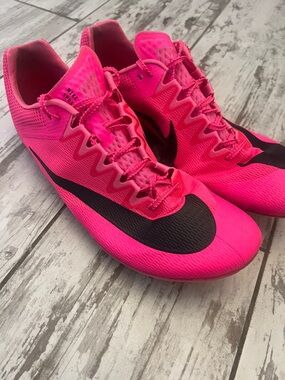 Nike Men's Hot Pink Sprint Spikes